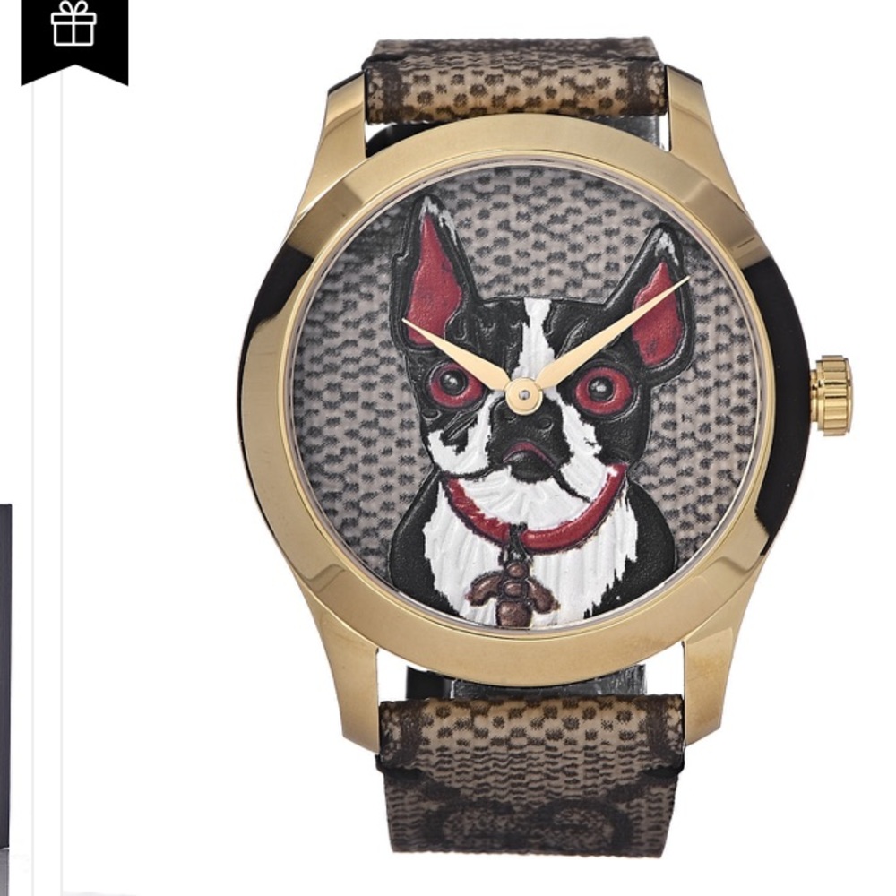 Stainless Steel GG Canvas 38mm G-Timeless Bosco